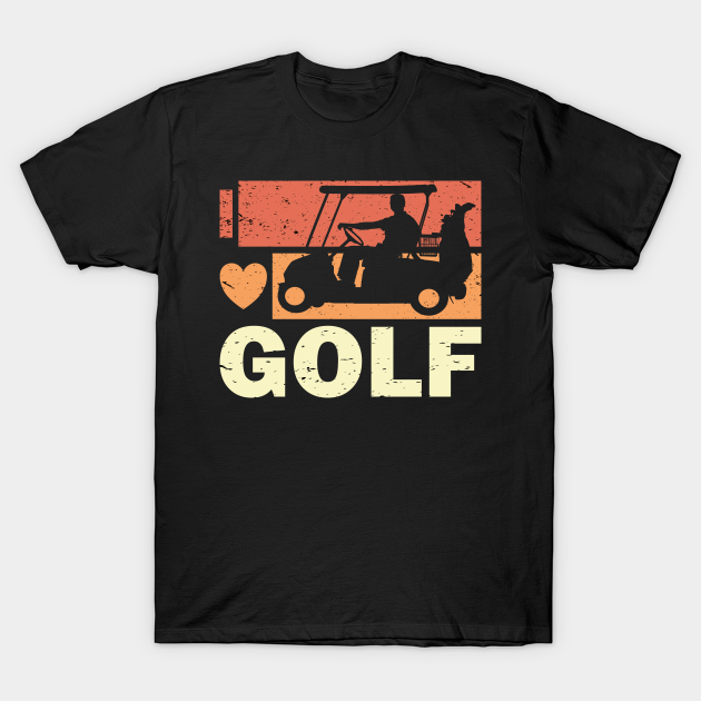 i love golf t shirt